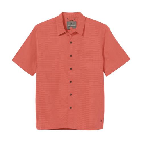 Royal Robbins Men's Desert Pucker Dry Short Sleeve Shirt Guava_539