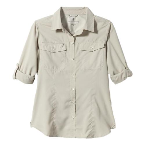 Royal Robbins Women's Expedition II Long Sleeve Shirt Soapstone_151
