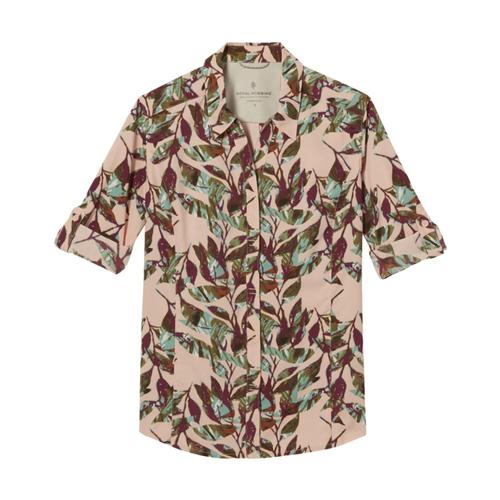 Royal Robbins Women's Expedition II Print 3/4 Sleeve Shirt Eveningsand_687