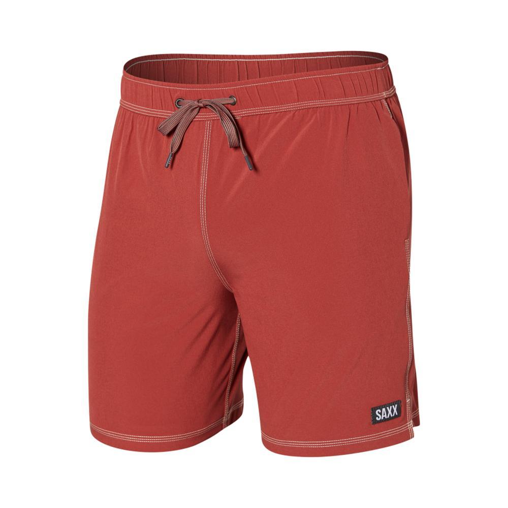 Saxx Men's Oh Buoy 2N1 Swim Shorts - 5in RED_DRD
