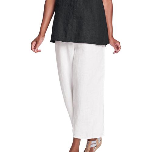 FLAX Women's Floods Pants Cream