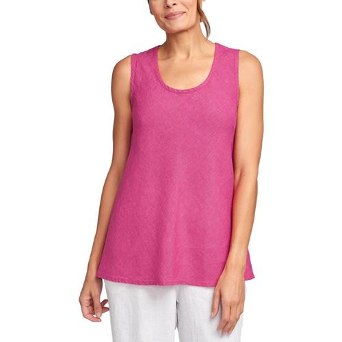 FLAX Women's Sleeveless Bias Top Magntayarn