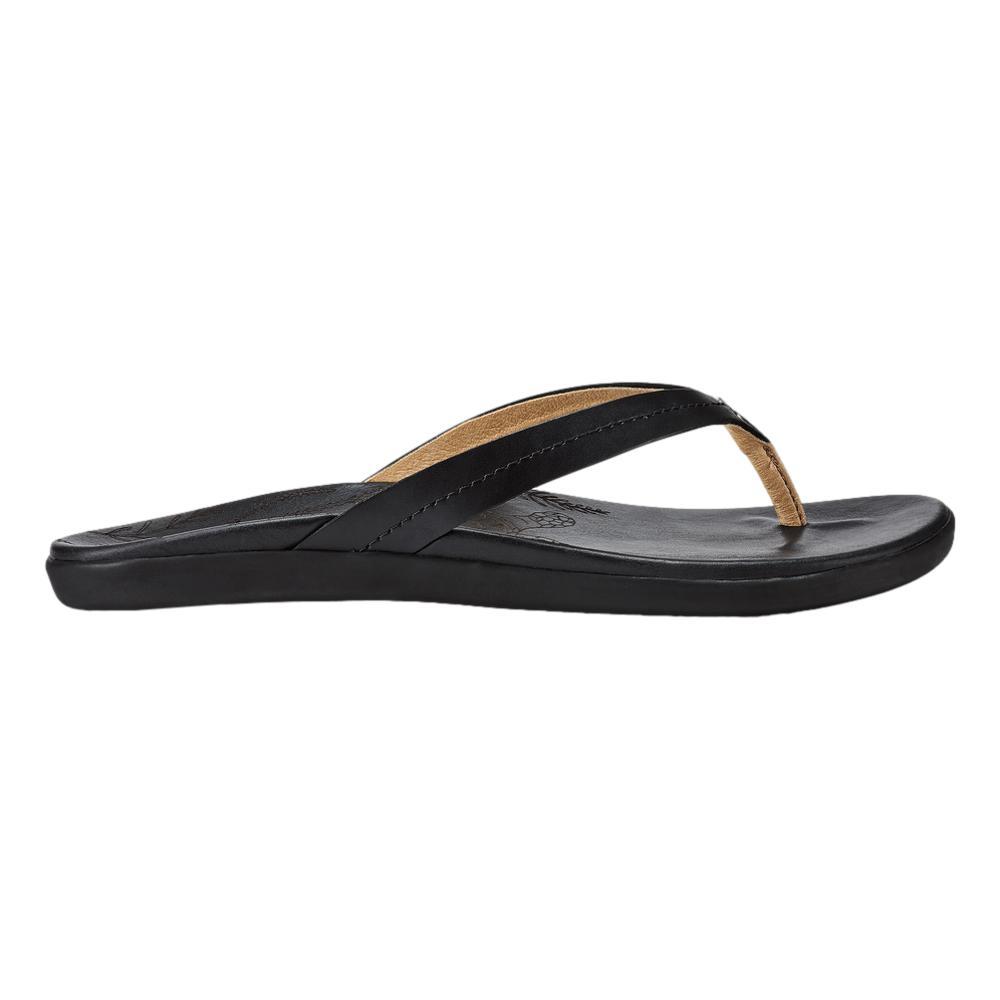 OluKai Women's Honu Sandals BLACK_4040