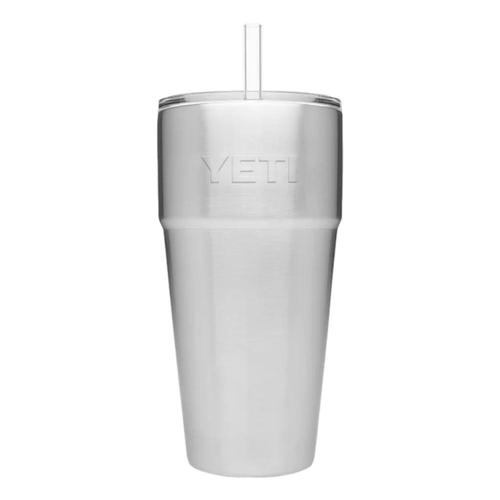 YETI Rambler 26oz Stackable Cup with Straw Lid Stainless_steel
