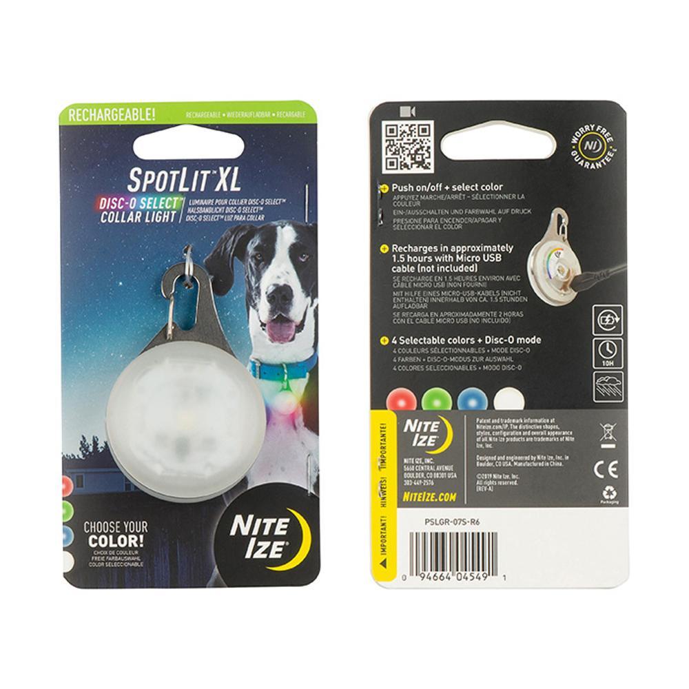 NiteIze SpotLit XL Rechargeable Collar Light - Disc-O-Select DISCO_SELECT
