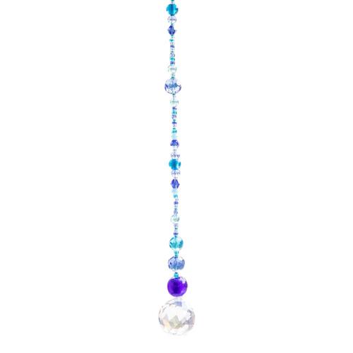 Natural Life Crystal Sun Catcher 14in - Blue