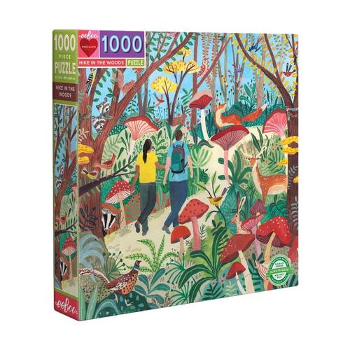 eeBoo Hike in the Woods 1000 Piece Jigsaw Puzzle