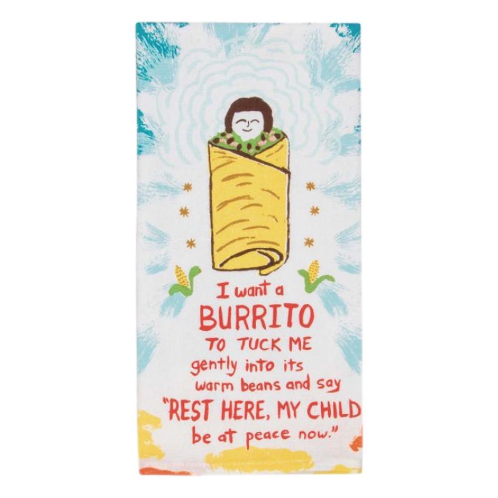  Blue Q I Want A Burrito Dish Towel