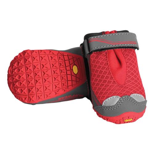 Ruffwear Grip-Trex Pairs - 3.0in. Dog Boots Red_currant