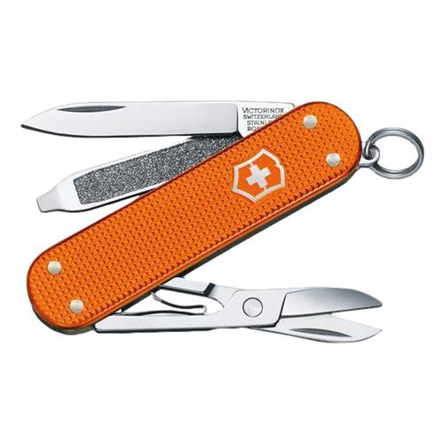 Victorinox Swiss Army Classic Alox Limited Edition 2021 Pocket Knife Tiger_orange