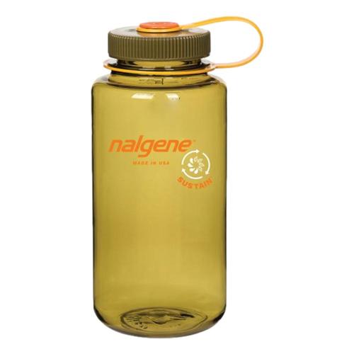 Nalgene Wide Mouth Sustain Water Bottle - 32oz Olive