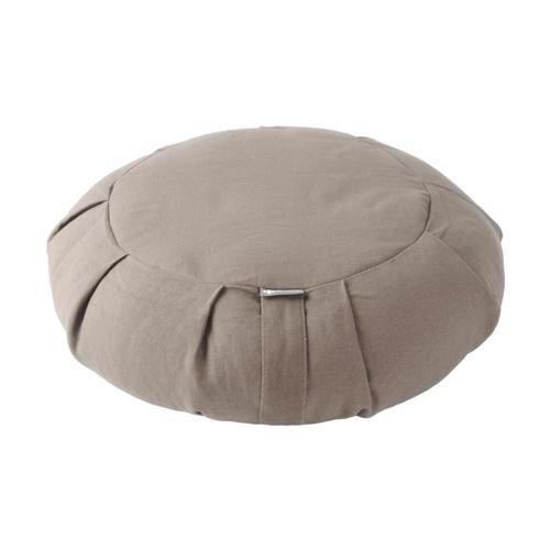 Halfmoon Round Meditation Cushion Oatmeal