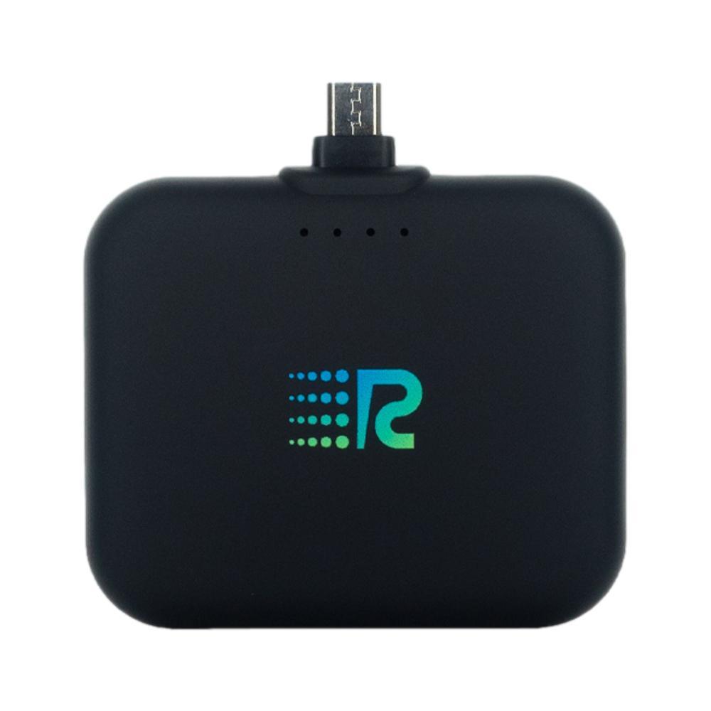Rush Charge Air Portable Charger - Micro USB Cable BLACK
