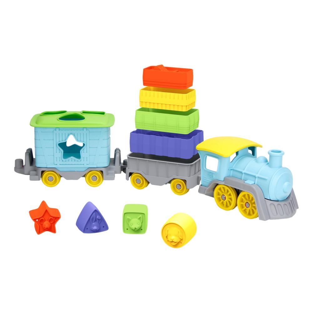  Green Toys Stack & Sort Train Set