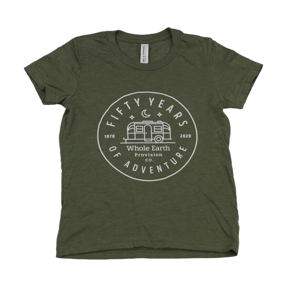 Whole Earth Kids 50th Anniversary T-Shirt OLIVE_AIRSTRM