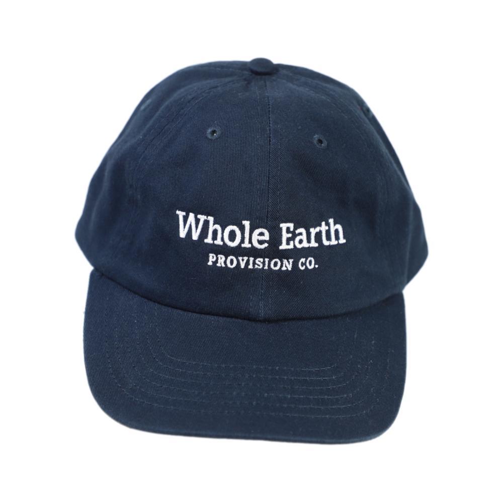 Whole Earth Embroidered Logo Unstructured Chino Cap NAVY_VC300