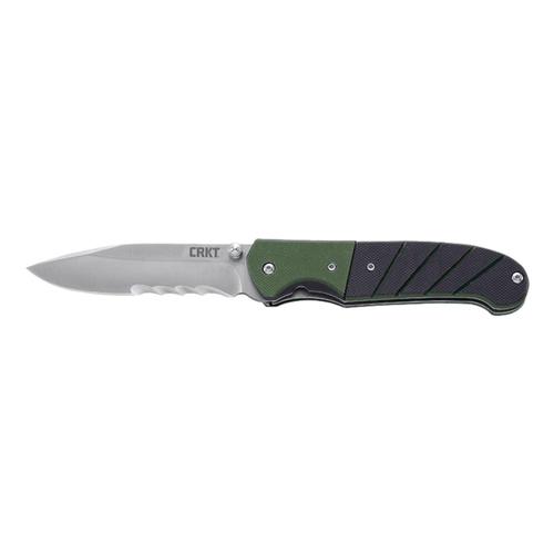 CRKT Ignitor With Veff Serrations Knife Blk_grn