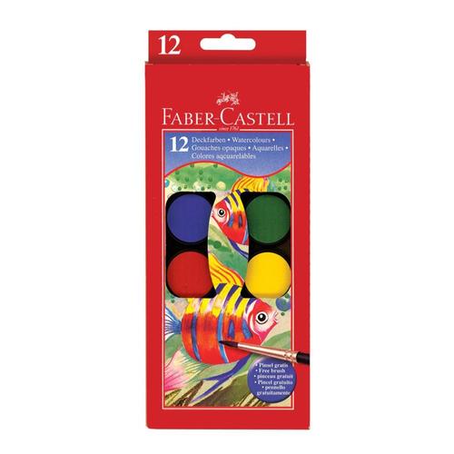 Faber-Castell Watercolor Paint Set - 12 Colors