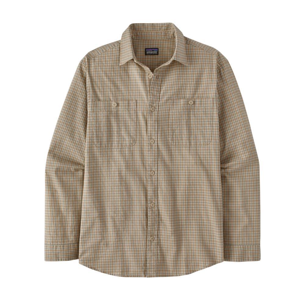 Patagonia Men's Long-Sleeved Organic Pima Cotton Shirt NATURAL_TRDA