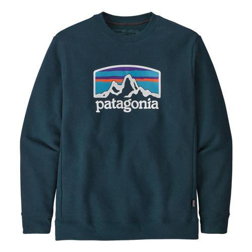 Patagonia Men's Fitz Roy Horizons Uprisal Crew Sweatshirt Green_dbgr