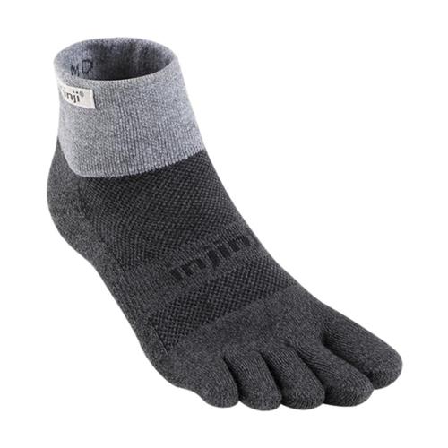Injinji Trail Midweight Mini-Crew Socks Granite