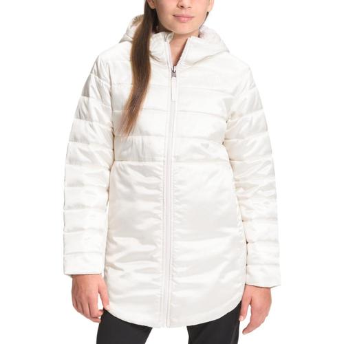 The North Face Girls Mossbud Swirl Parka Whtmtl_243