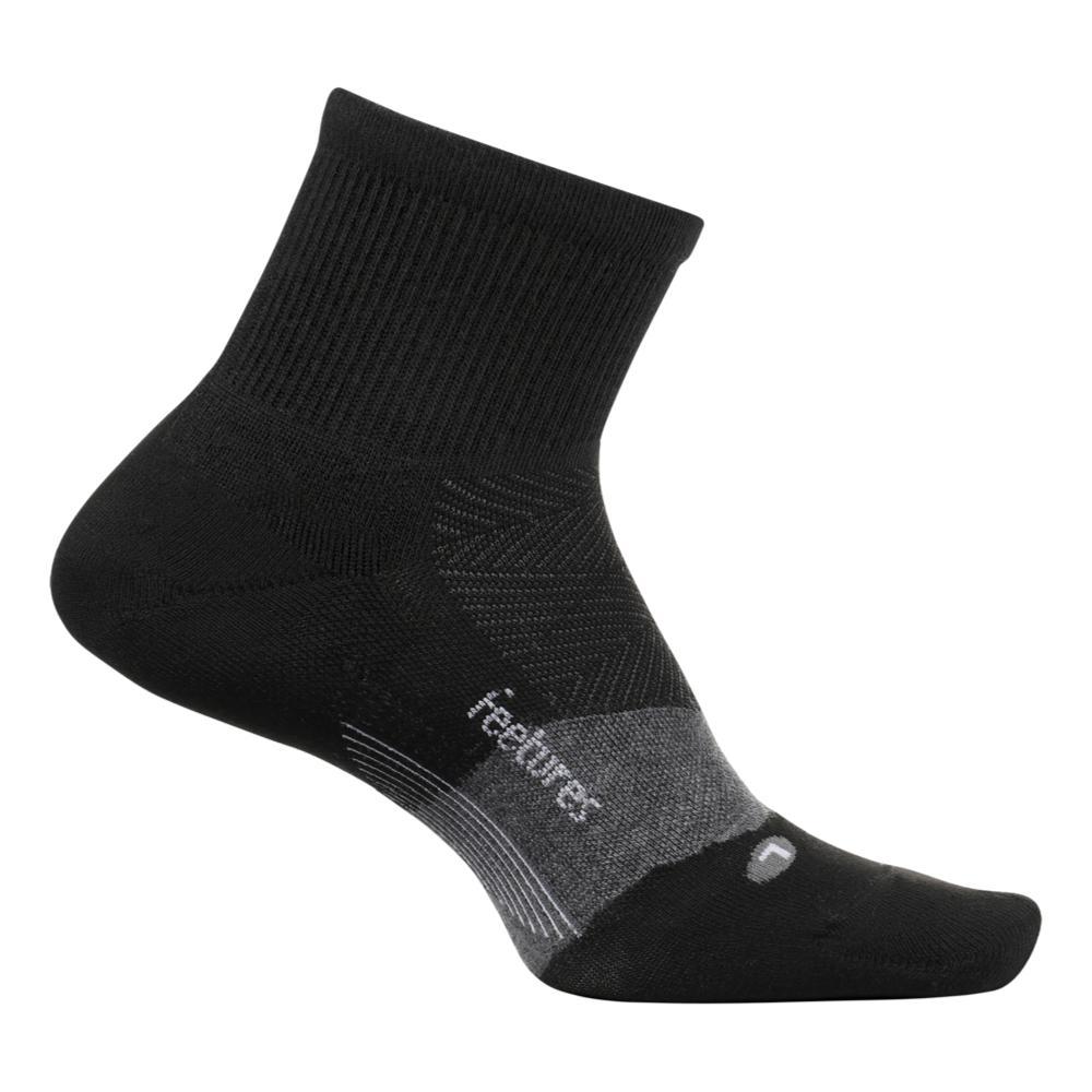 Feetures Merino 10 Cushion Quarter Socks CHARCOAL