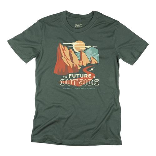 The Landmark Project Unisex The Future Is Outside Tee Conifr_123