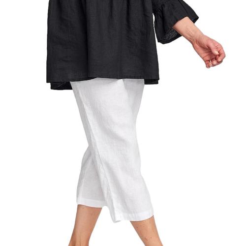 FLAX Women's Sweet Pea Cropped Pants
Blanc