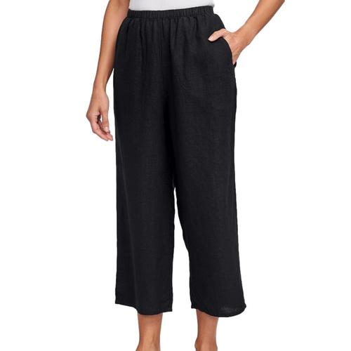 FLAX Women's Floods Pants Black