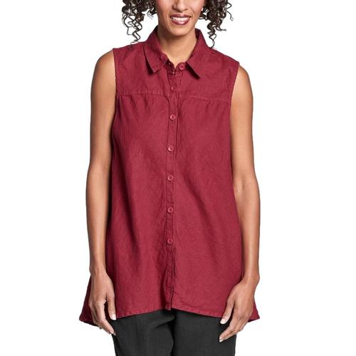 FLAX Women's Skyline Blouse Garnet