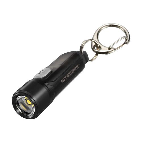 NITECORE TIKI 300 Lumen USB Rechargeable Keychain Flashlight Black