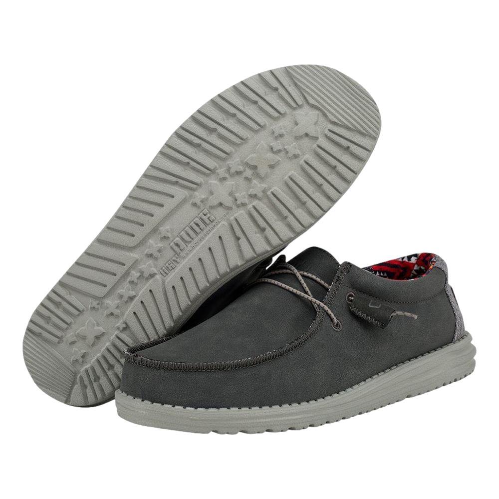 Hey Dude Men's Wally Recycled Leather Shoes QUARRY