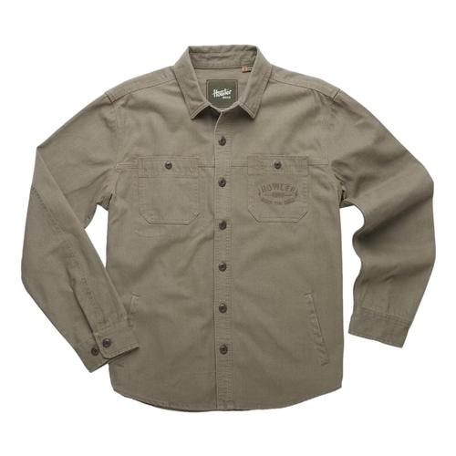 Howler Brothers Men's Trevail Work Shirt Green_dus