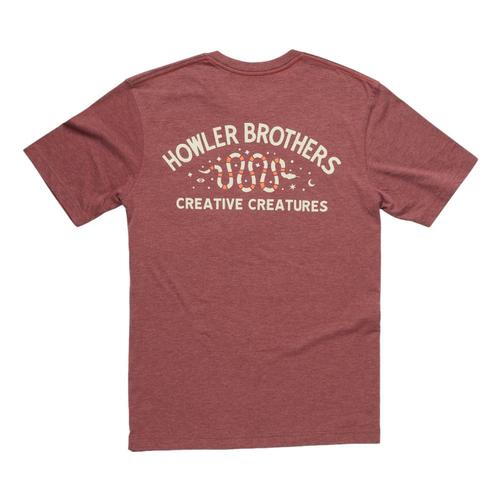 Howler Brothers Creative Creatures Snake Pocket T-shirt
Burgundy