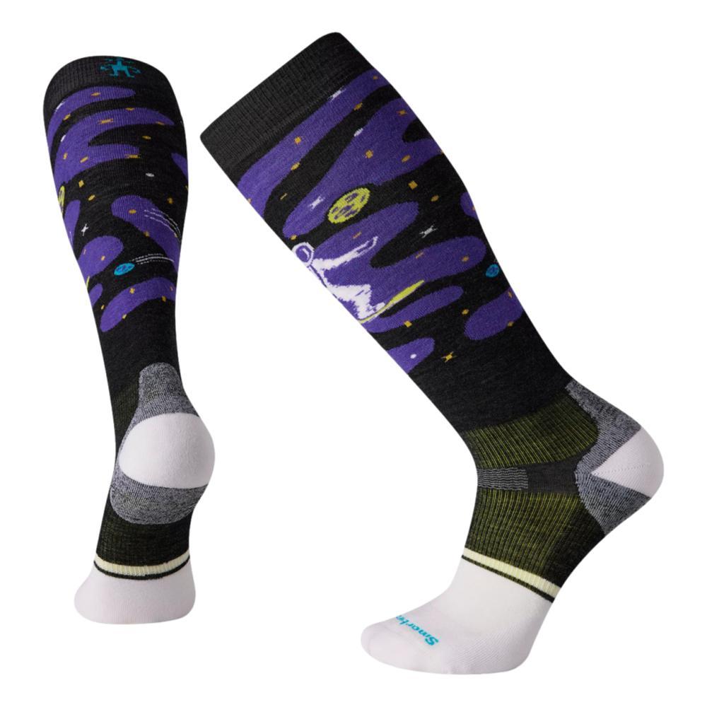 Smartwool Unisex Snow Targeted Cushion Astronaut Over The Calf Socks CHARCOAL_003