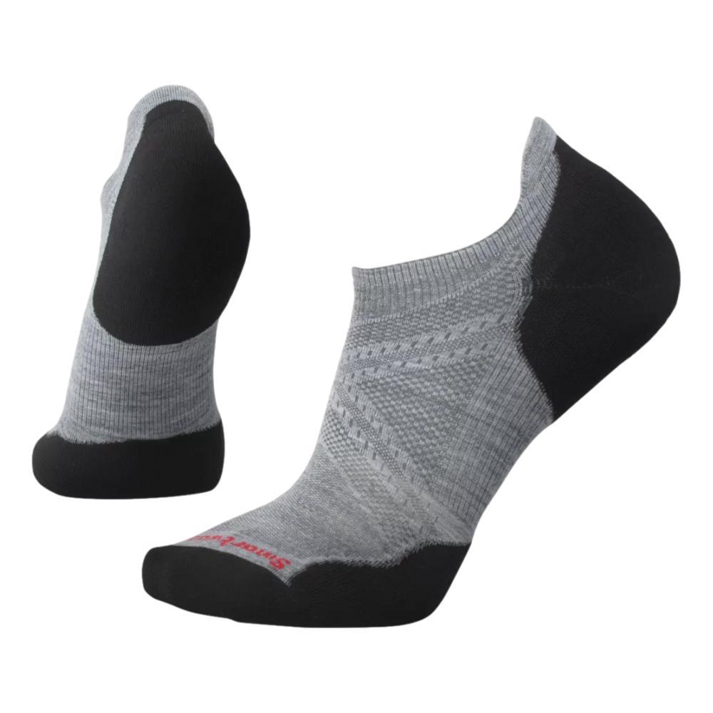 Smartwool Unisex Run Targeted Cushion Low Ankle Socks GRAY/BLACK_026