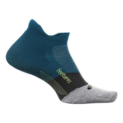 Feetures Unisex Elite Max Cushion No Show Tab Socks Deepocean