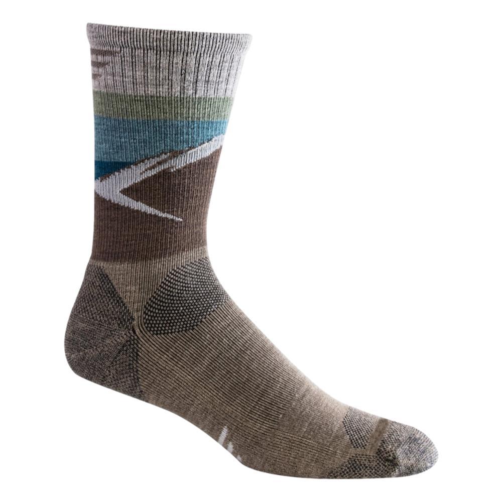 Sockwell Men's Modern Mountain Crew Moderate Compression Socks KHAKI_030