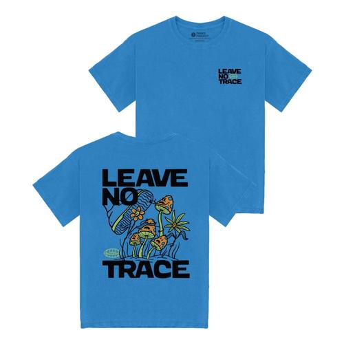 Parks Project Unisex Leave No Trace x Trampled Shrooms T-Shirt Blue_skblu