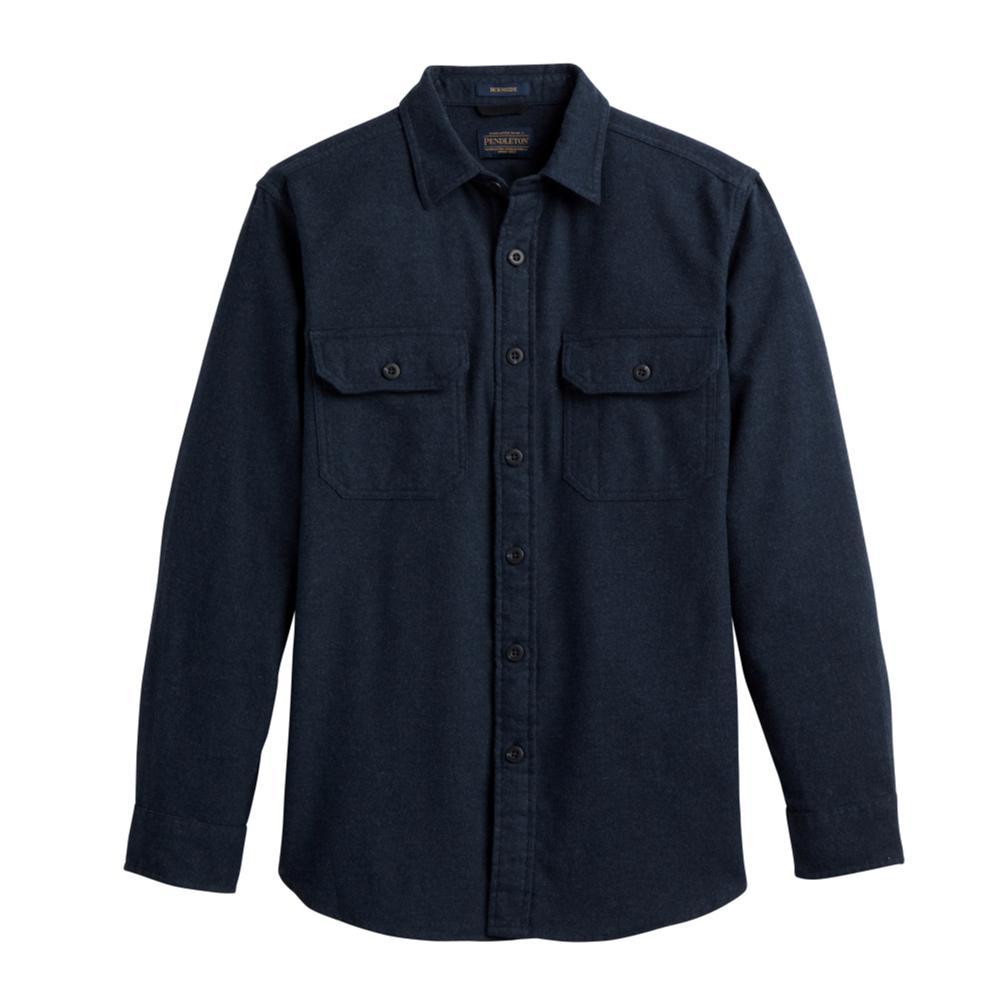 Pendleton Men's Burnside Double-Brushed Flannel Shirt NAVY_79426