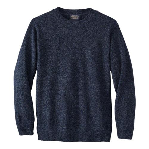 Pendleton Men's Shetland Washable Wool Crewneck Sweater Indigo_63630