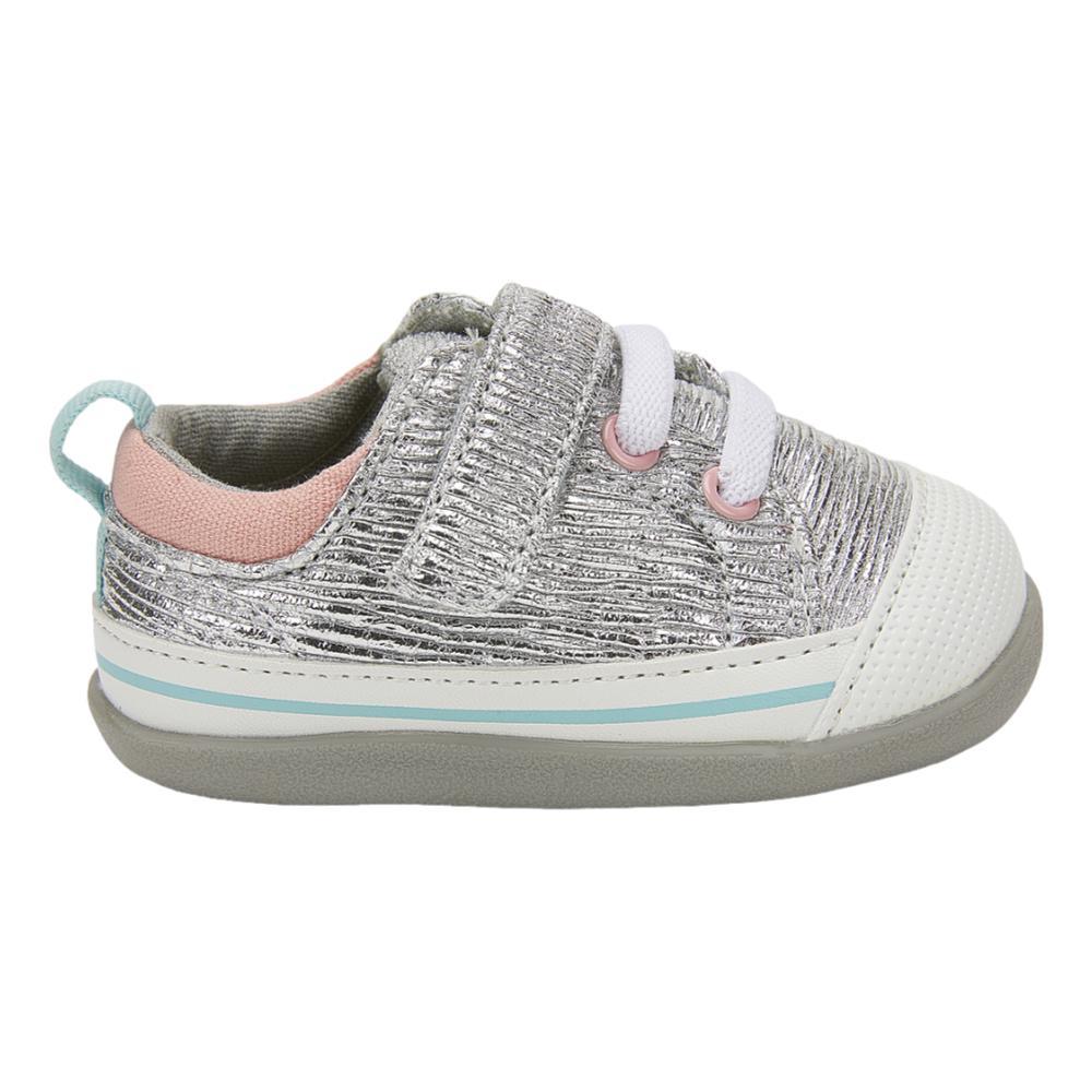 See Kai Run Toddlers Stevie (First Walker) Silver Shine  Shoes SILVER