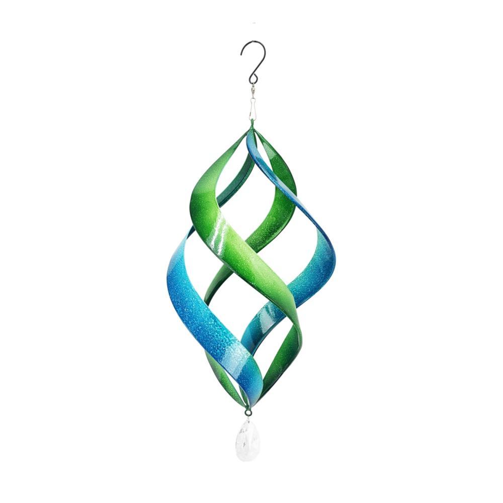  Red Carpet Studios Green And Blue Cosmix Wind Spinner