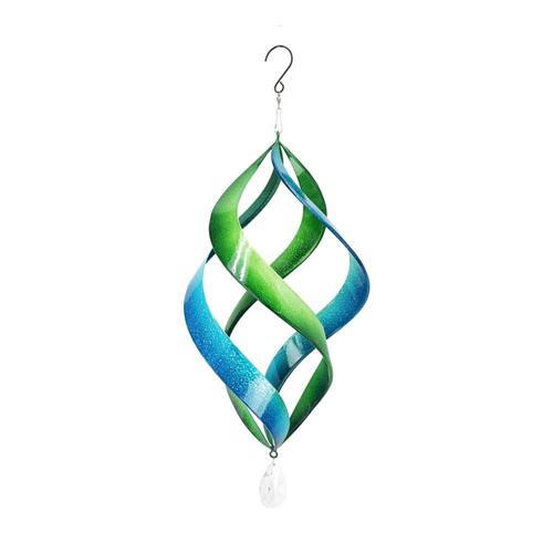 Red Carpet Studios Green and Blue Cosmix Wind Spinner