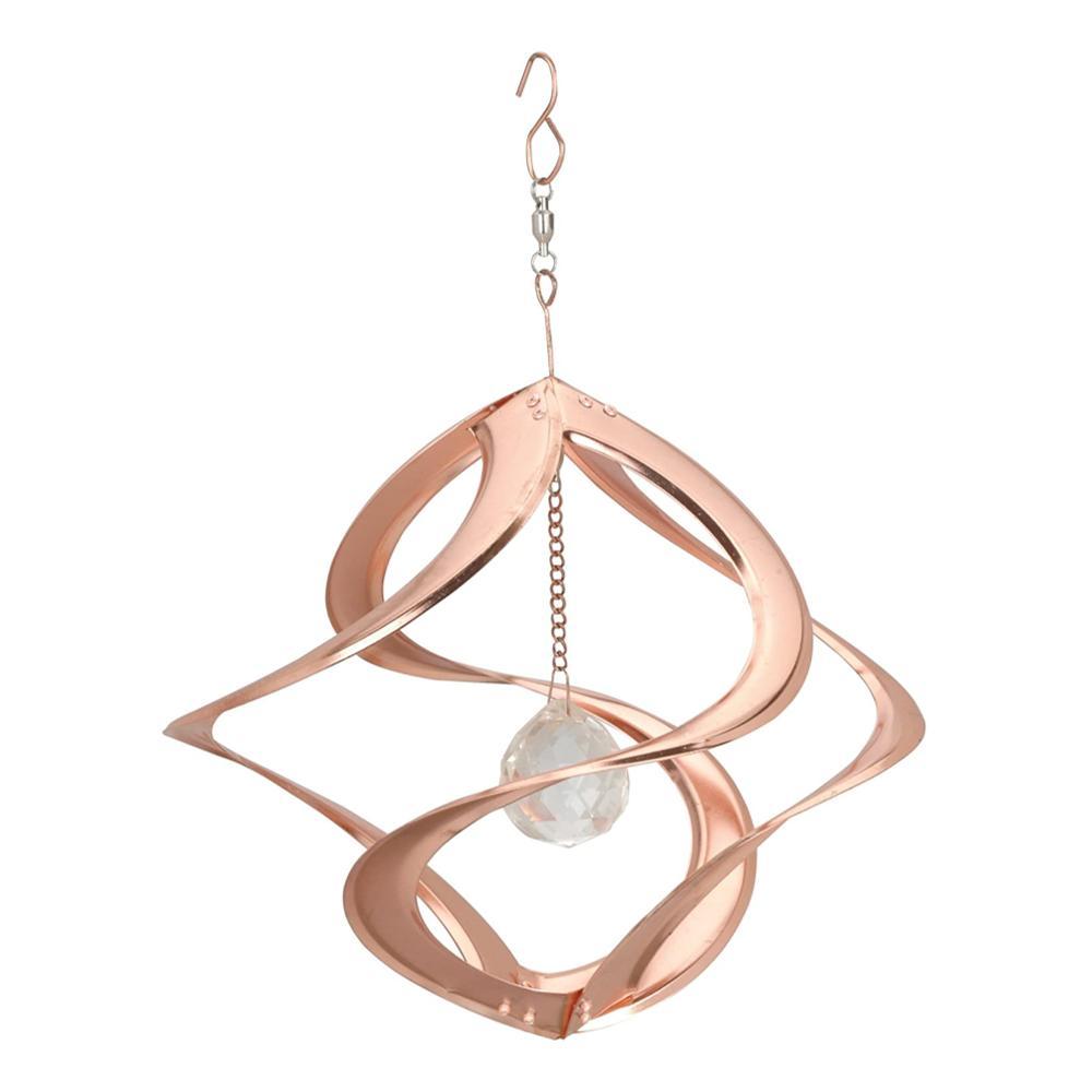  Red Carpet Studios Cosmix Copper With Crystal Wind Spinner - 11in
