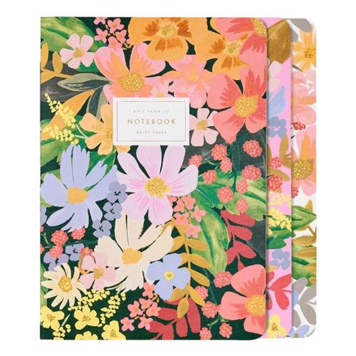 Rifle Paper Co. Marguerite Stitched Notebooks Set of 3
