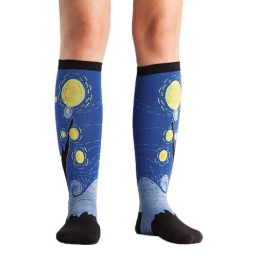 Sock It to Me Women's Starry Night Knee High Socks Stars