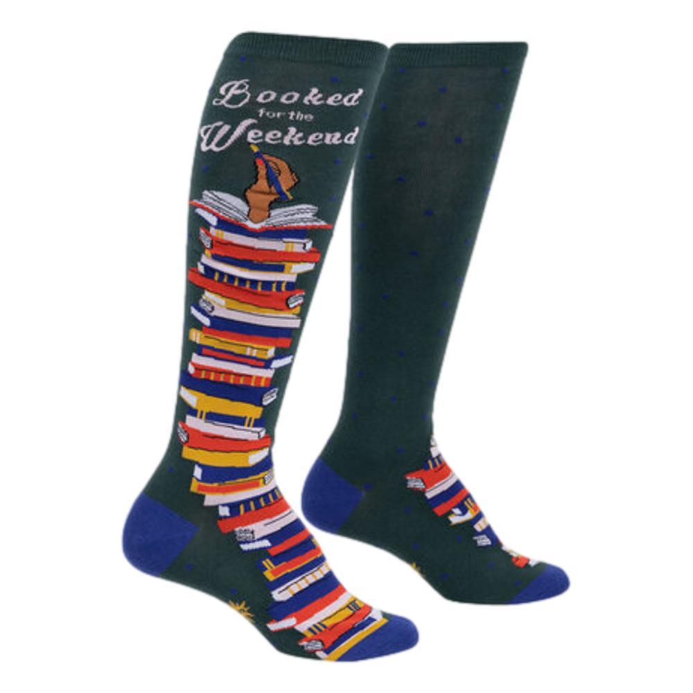 Sock It to Me Women's Booked For The Weekend Knee High Socks BOOKS