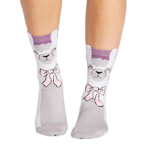 Sock It to Me Women's Gllama-rous Crew Socks Llama